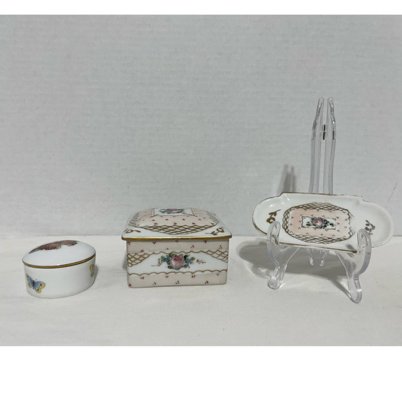 Vintage French Trinket Boxes - Picture 1 of 14